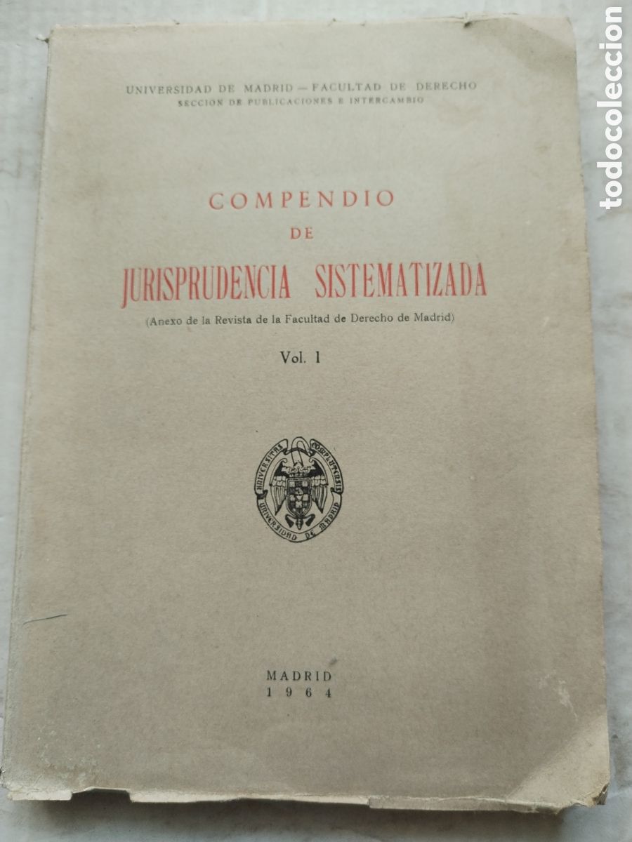 Libri di seconda mano: COMPENDIO DE JURISPRUDENCIA SISTEMATIZADA