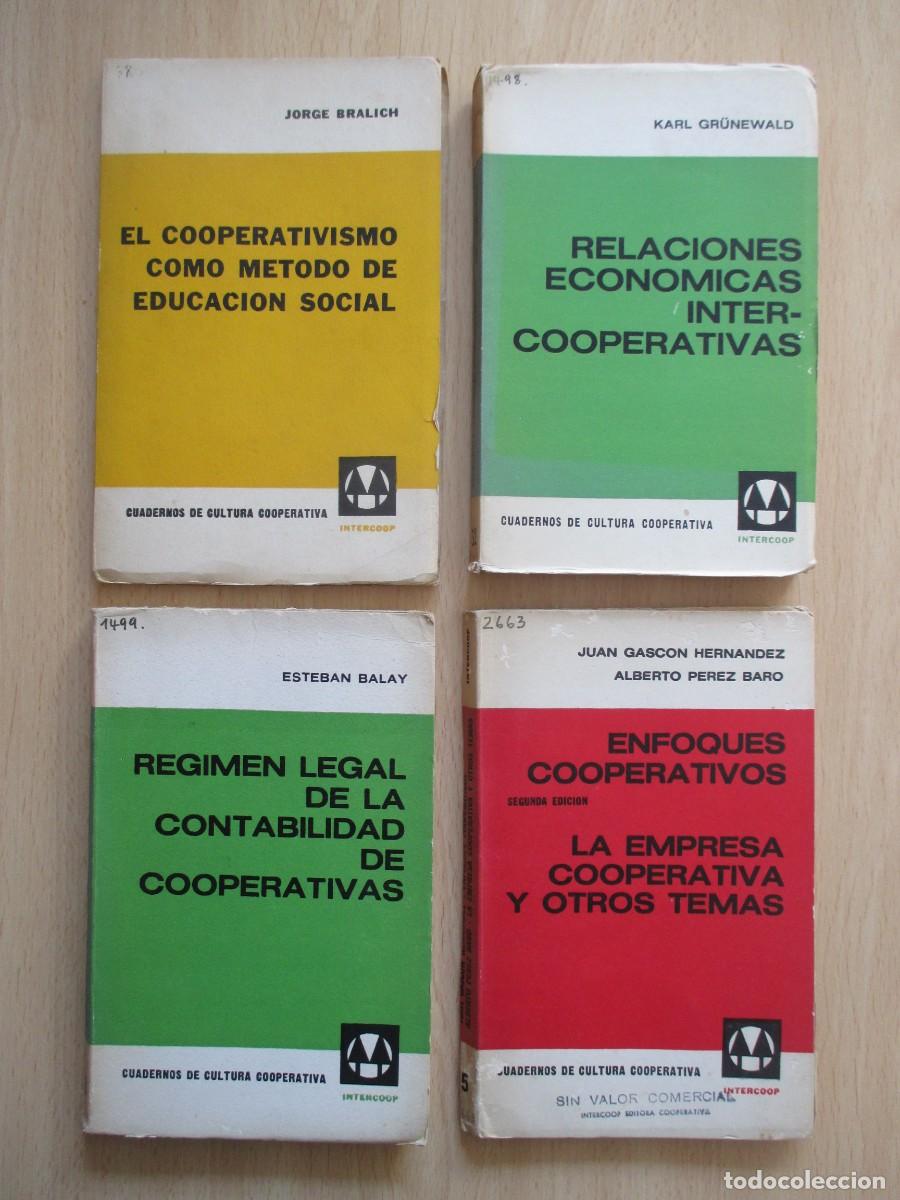 Libri di seconda mano: Lote de 4 ejemplares de Cuadernos de Cultura Cooperativa Intercoop