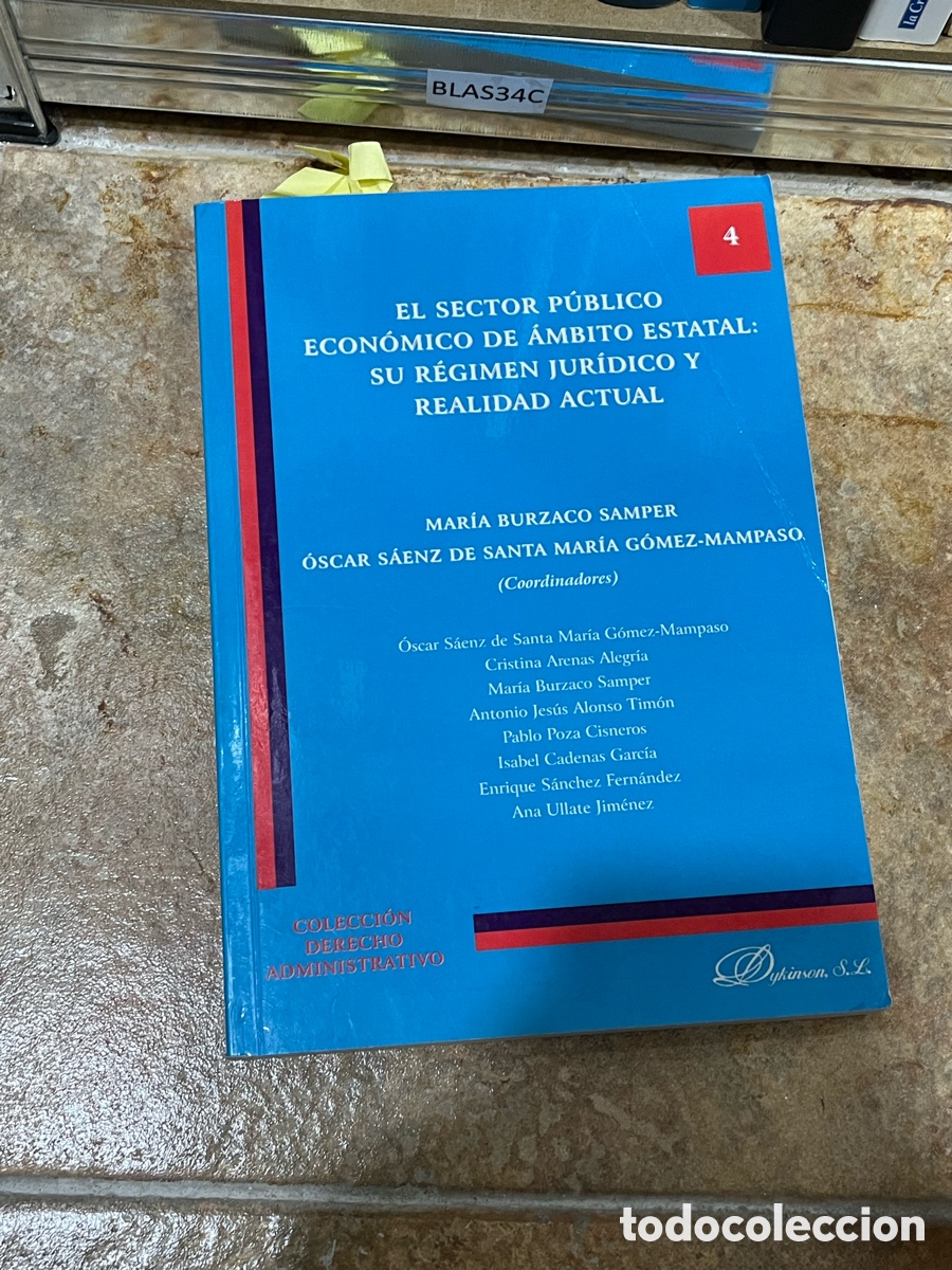 Libros de segunda mano: Blas34C EL SECTOR P&Uacute;BLICO ECON&Oacute;MICO DE &Aacute;MBITO ESTATAL: SU R&Eacute;GIMEN JUR&Iacute;DICO Y REALIDAD ACTUAL
