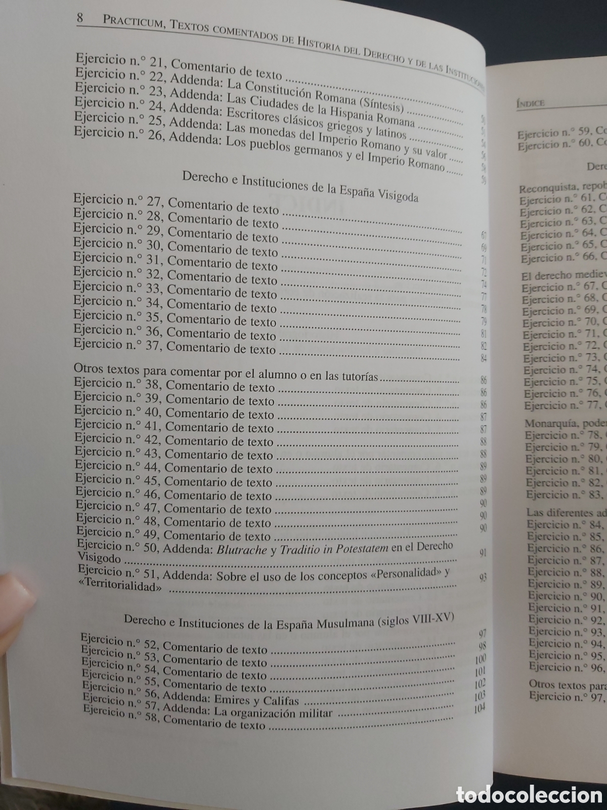 Libros de segunda mano: PRACTICUM TEXTOS COMENTADOS DE HISTORIA DEL DERECHO Y DE LAS INSTITUCIONES ADAPTADOS PROGRAMA UNED - Foto 6