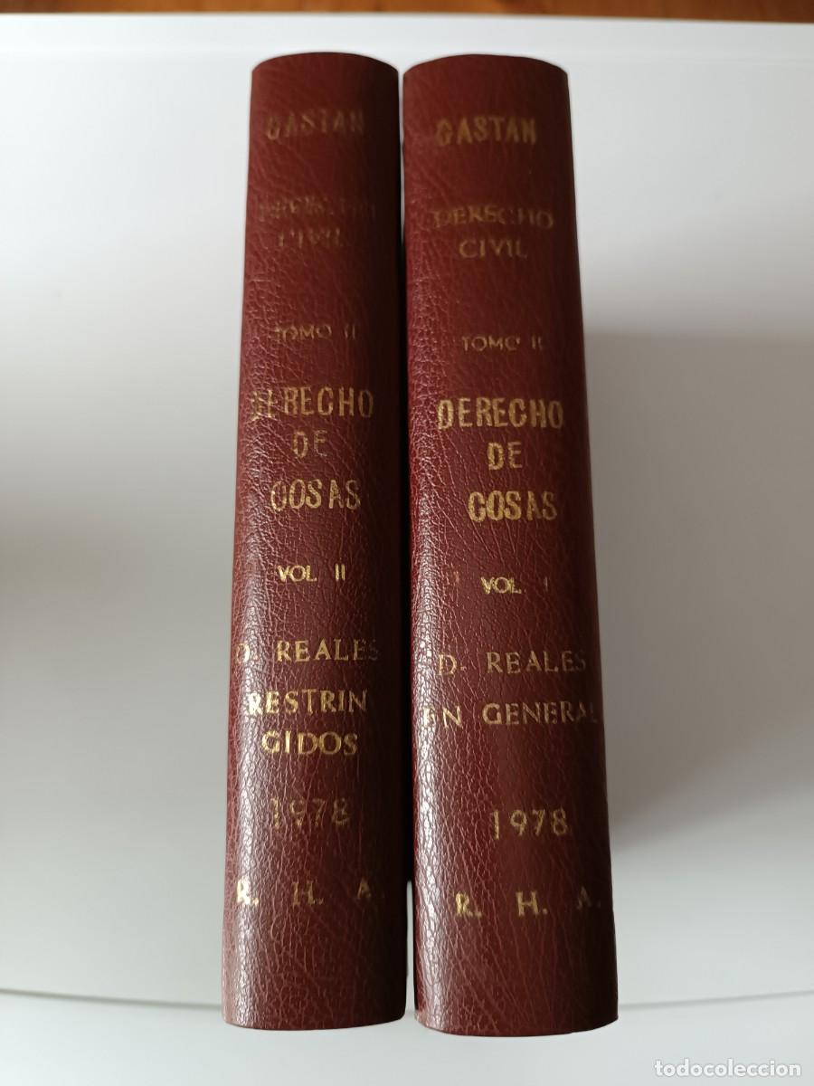 Libri di seconda mano: DERECHO CIVIL CASTAN DERECHO DE COSAS 2 TOMOS