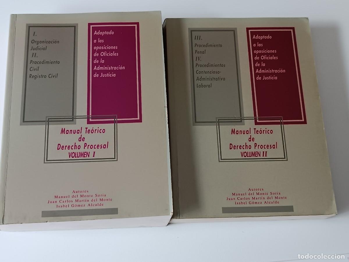 Libri di seconda mano: MANUEL TEORICO AL DERECHO PROCESAL 2 TOMOS