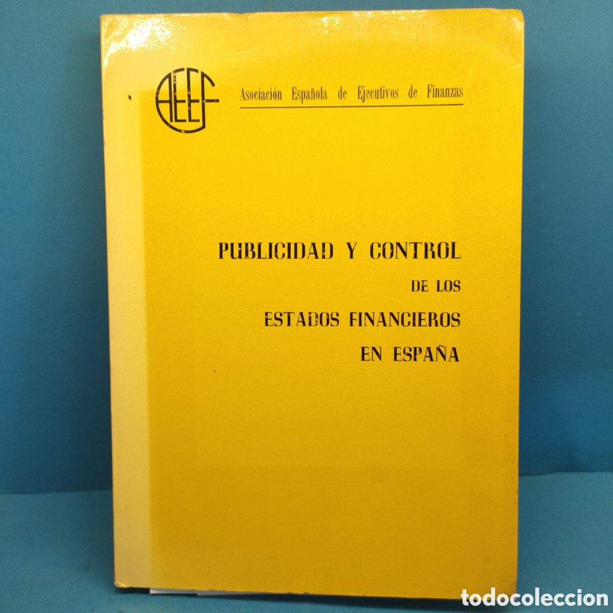 Libri di seconda mano: PUBLICIDAD Y CONTROL DE LOS ESTADOS FINANCIEROS EN ESPA&Ntilde;A. 1982.
