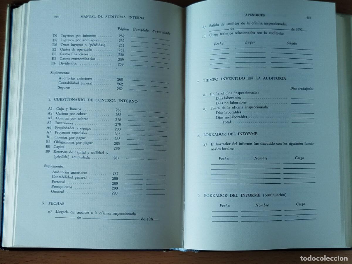 Libros de segunda mano: Manual de auditoria interna. BACON - Foto 5