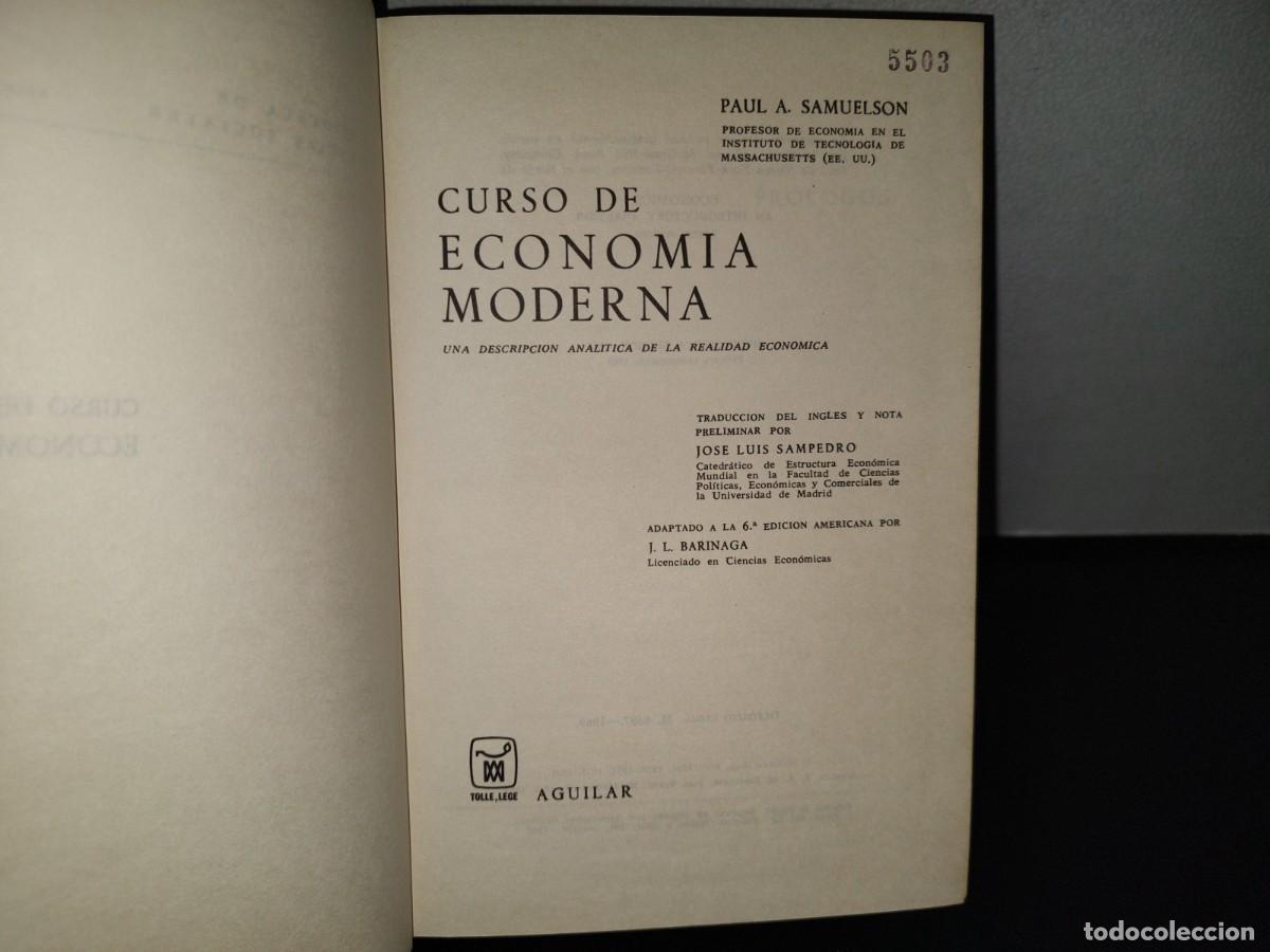 Libros de segunda mano: 152- CURSO DE ECONOM&Iacute;A MODERNA - PAUL A. SAMUELSON - Foto 4