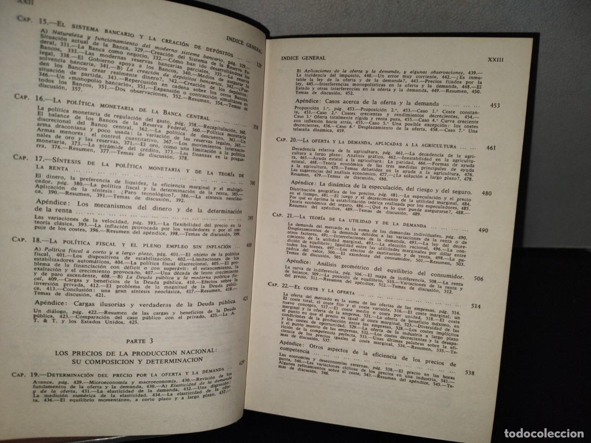 Libros de segunda mano: 152- CURSO DE ECONOM&Iacute;A MODERNA - PAUL A. SAMUELSON - Foto 8
