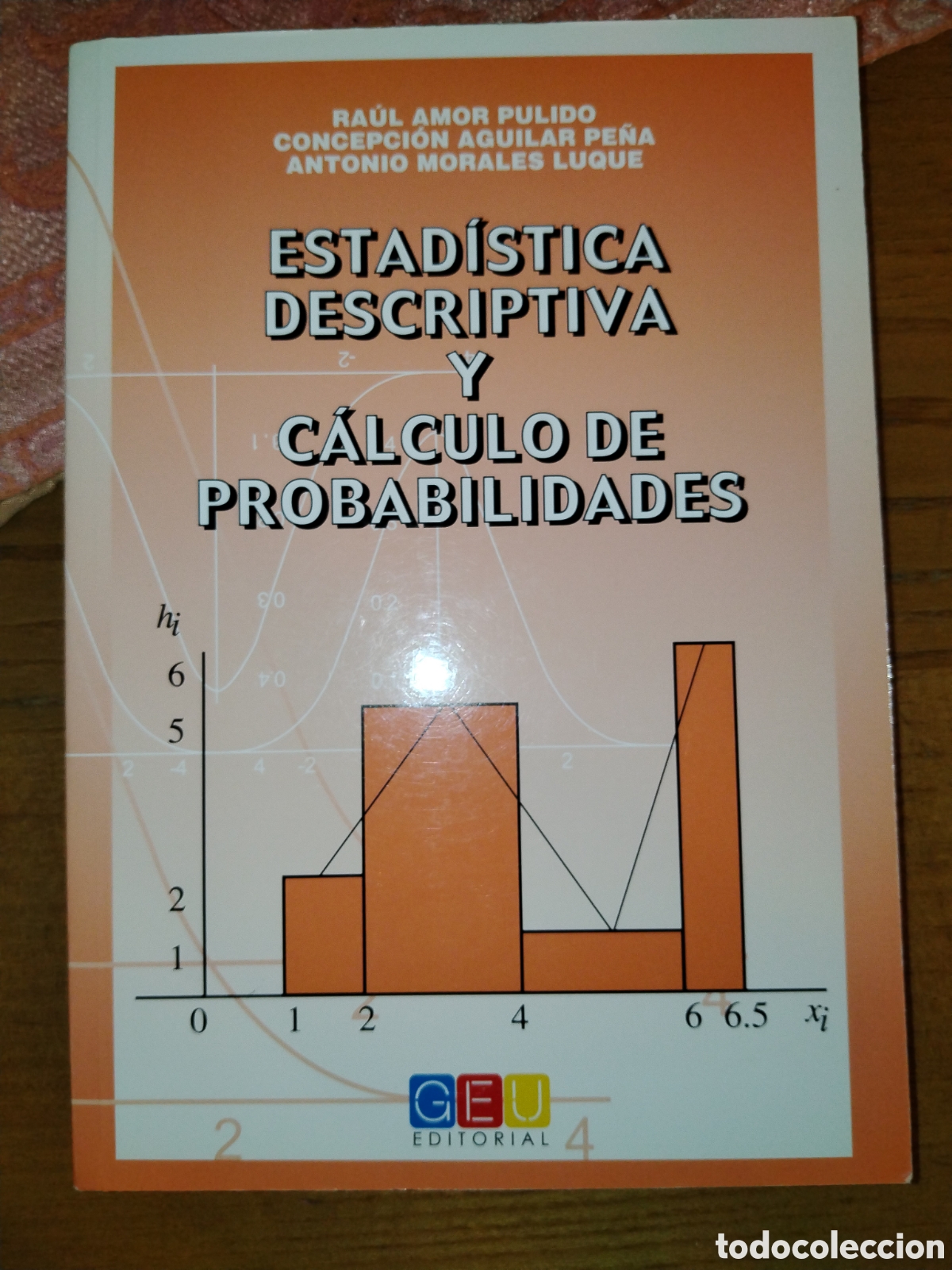 Second hand books: Estad&iacute;stica descriptiva y c&aacute;lculo de probabilidades. Ra&uacute;l Amor. Concepci&oacute;n Aguilar. Antonio Morales
