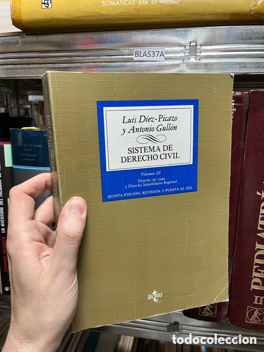 Libros de segunda mano: BLAS37A Luis Diez- Picazo y Antonio Gull&oacute;n SISTEMA DE DERECHO CIVIL Volumen lII