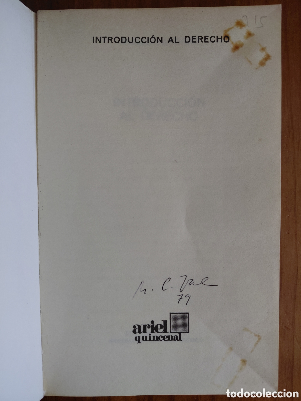 Libros de segunda mano: Introducci&oacute;n al Derecho, Angel Latorre - Foto 2