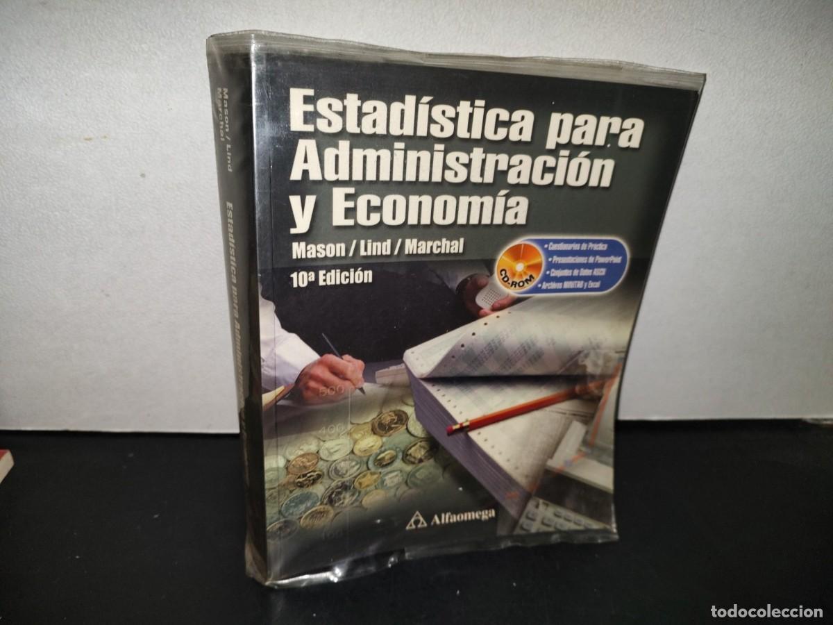 Libros de segunda mano: 151- ESTAD&Iacute;STICA PARA ADMINISTRACI&Oacute;N Y ECONOM&Iacute;A - MASON / LIND / MARCHAL