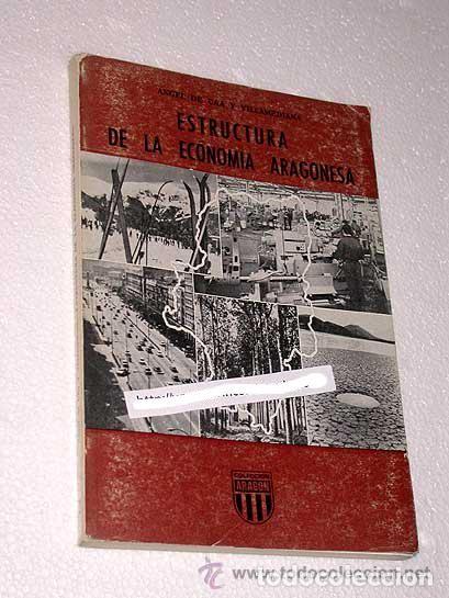 Libros de segunda mano: Colecci&oacute;n Arag&oacute;n, 13. &Aacute;ngel de U&ntilde;a y Villamediana. ESTRUCTURA DE LA ECONOM&Iacute;A ARAGONESA.
