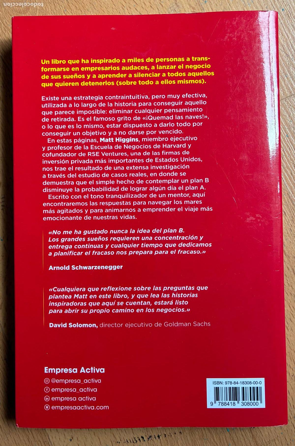 Libros de segunda mano: QUEMAR LAS NAVES, Matt Higgins - Foto 2