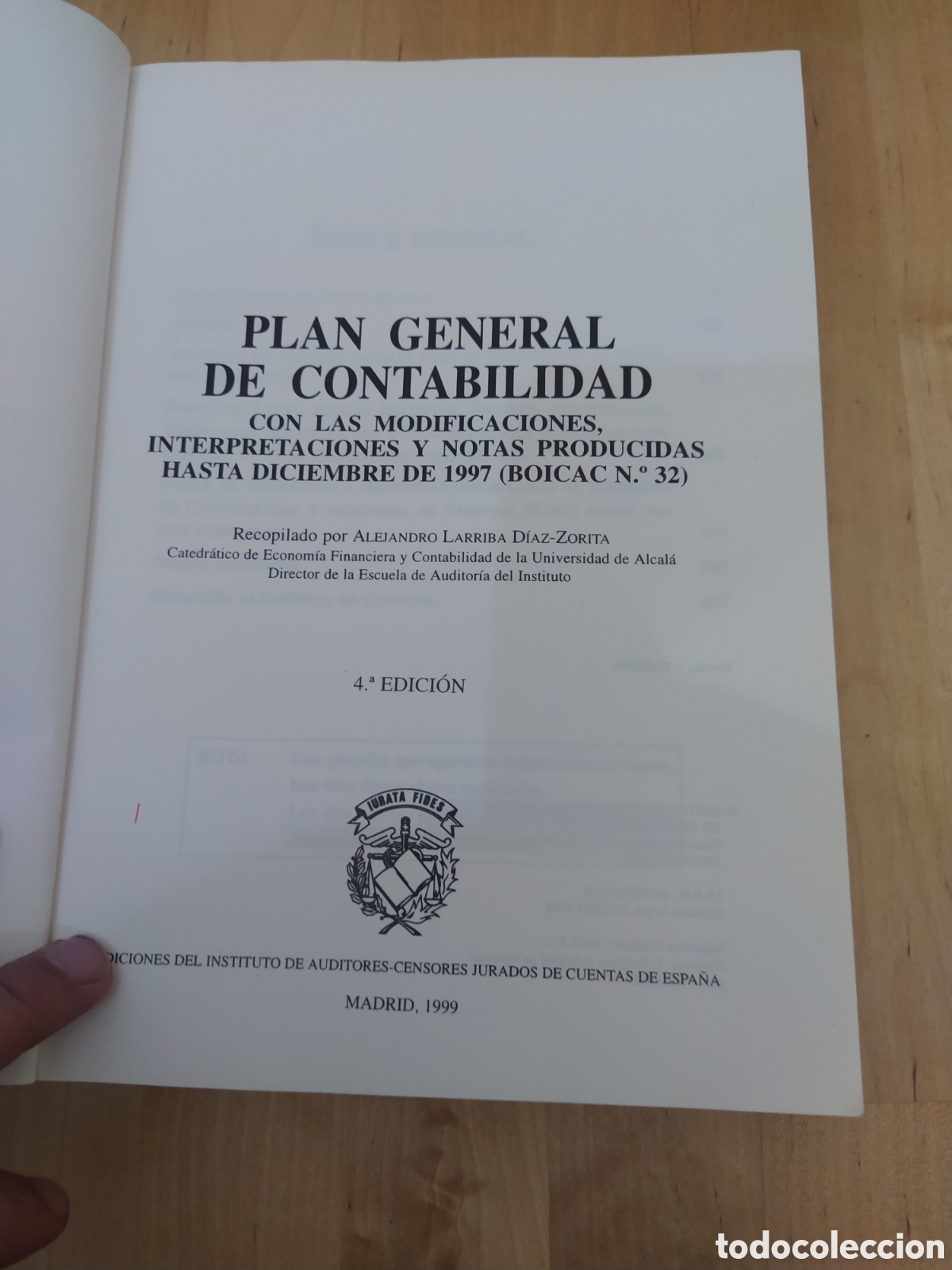 Libros de segunda mano: PLAN GENERAL DE CONTABILIDAD - Foto 2