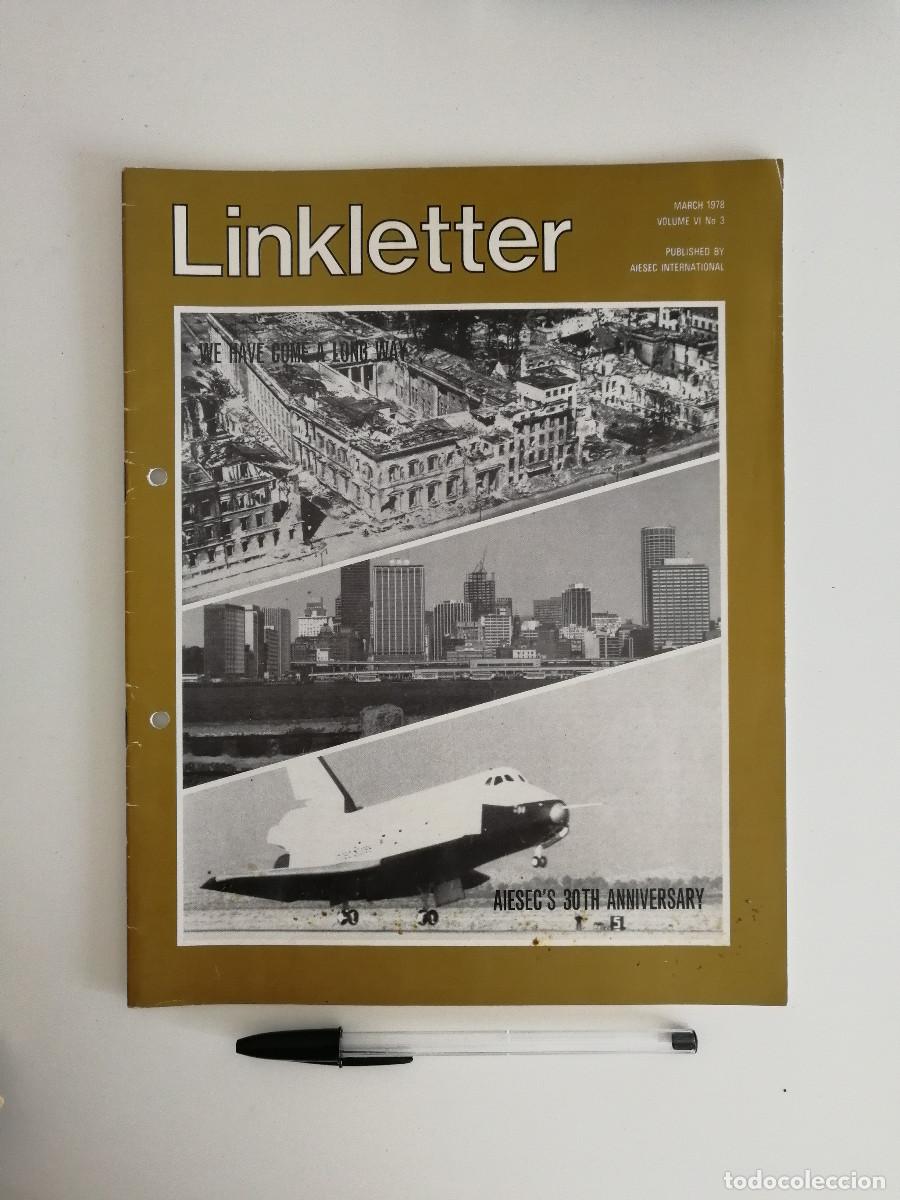 Libros de segunda mano: ANTIGUO CUADERNO - LINKLETTER 1978 AIESEC - COMERCIO TRABAJO INTERNACIONAL NEGOCIOS