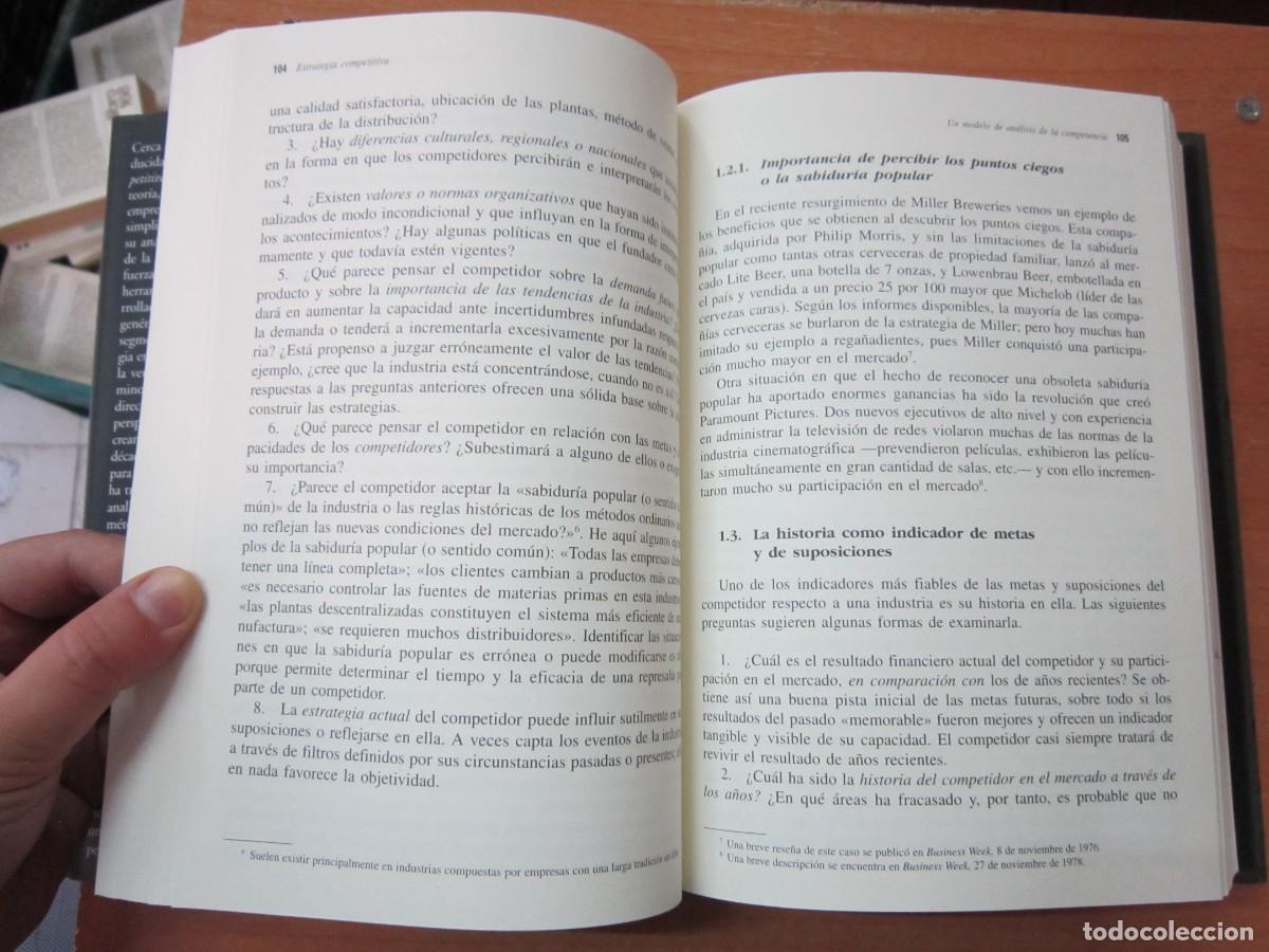 Libros de segunda mano: Estrategia competitiva, de M.E. Porter - Foto 3
