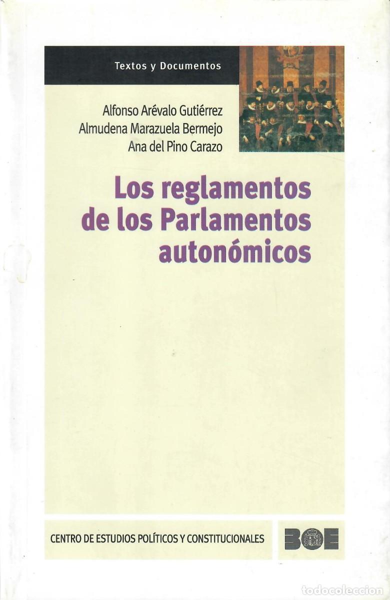 Second hand books: LOS REGLAMENTOS DE LOS PARLAMENTOS AUTON&Oacute;MICOS