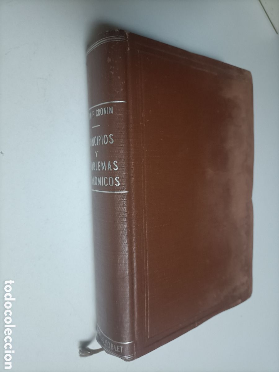 Gebrauchte B&uuml;cher: Principios y problemas econ&oacute;micos John Cronin 1951. Biblioteca de econom&iacute;a social