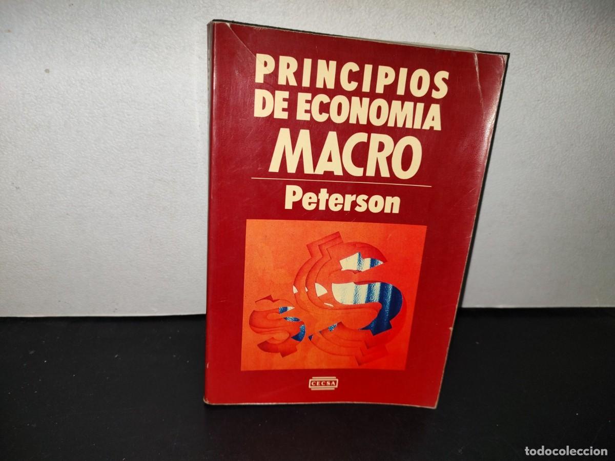 Libros de segunda mano: 156- PRINCIPIOS DE ECONOM&Iacute;A MACRO - PETERSON. C.E.C.S.A. - 1988