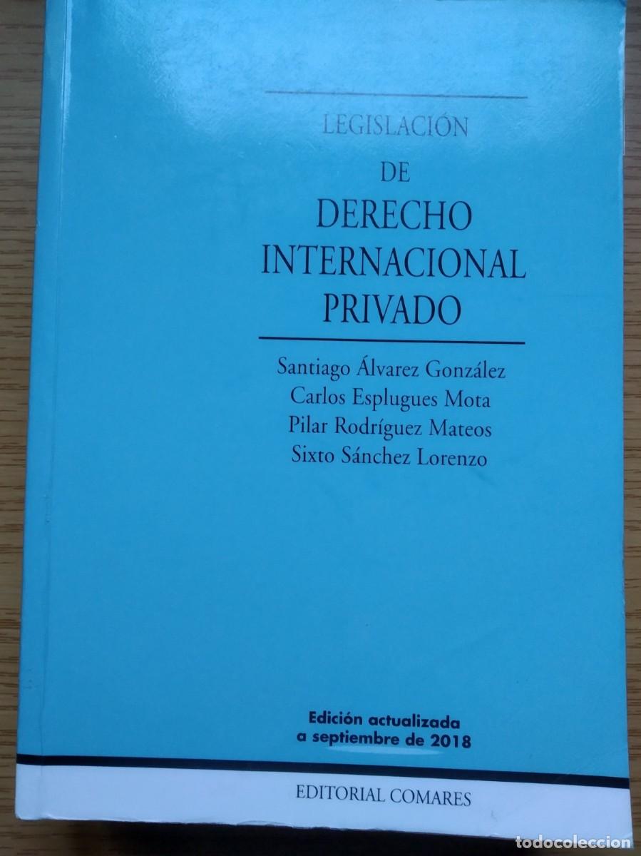 Second hand books: Legislaci&oacute;n Derecho Internacional Privado 2018