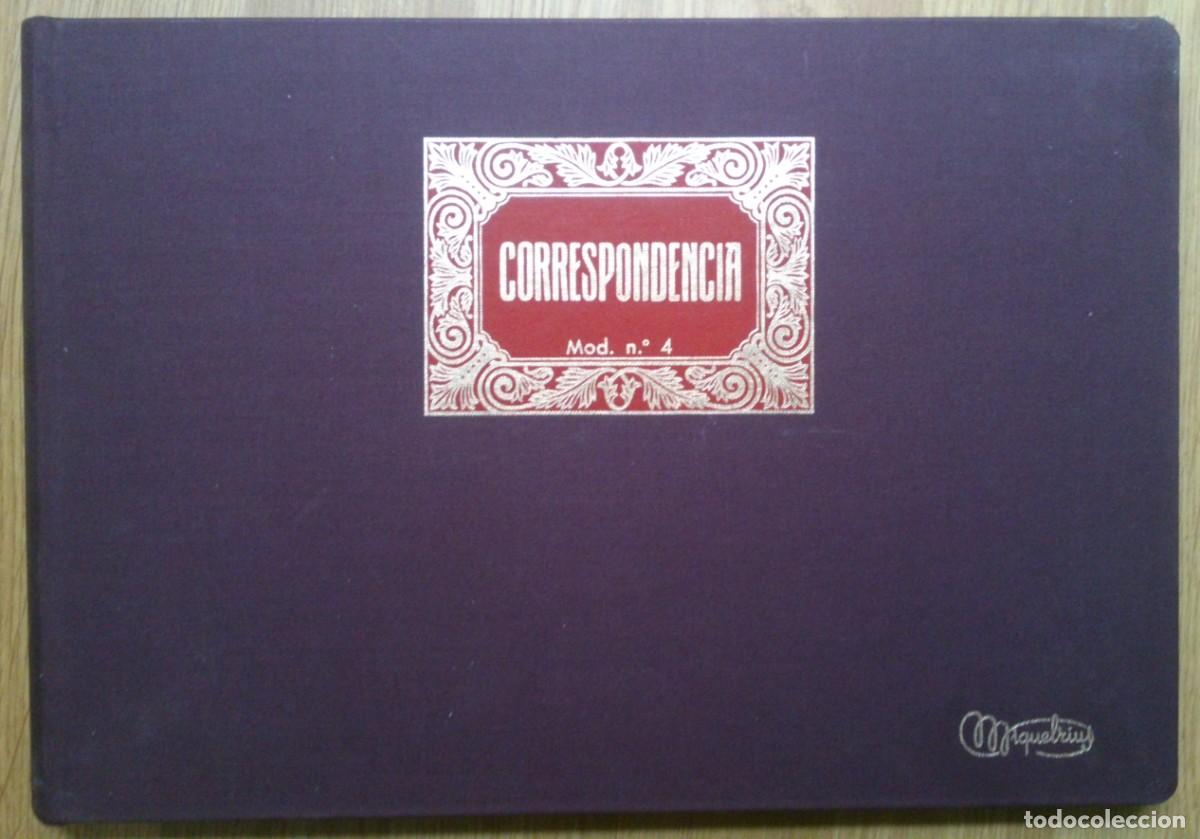 Libros de segunda mano: ANTIGUO LIBRO CONTABLE - CORRESPONDENCIA MOD. N&ordm; 4 - Foto 1