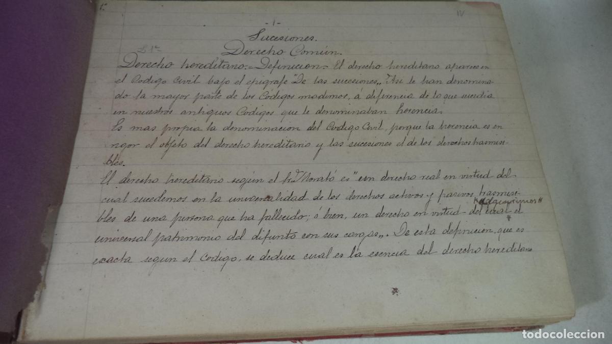 Second hand books: APUNTES DERECHO CIVIL - &iquest;?