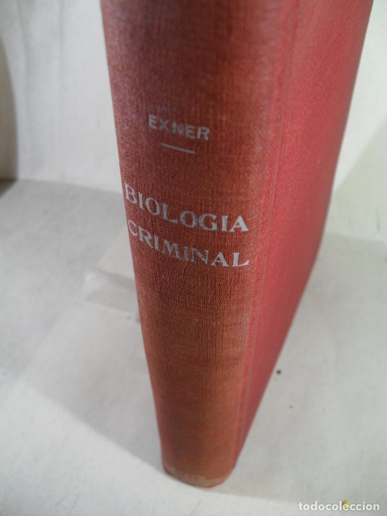Libros de segunda mano: BIOLOGIA CRIMINAL - FRANK EXNER - Foto 1