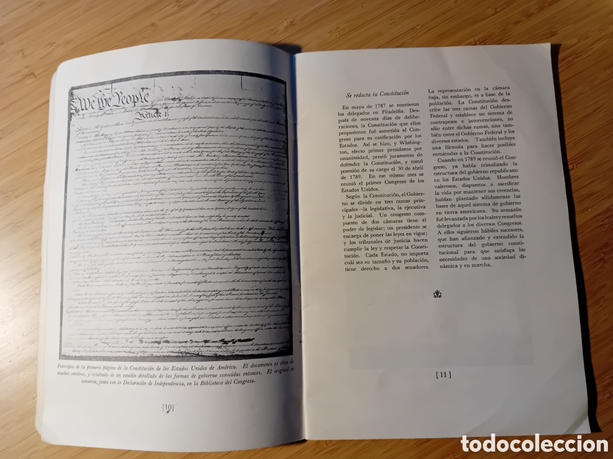 Gebrauchte B&uuml;cher: Credo de libertad. La constituci&oacute;n y otros documentos hist&oacute;ricos de los EEUU (1951)