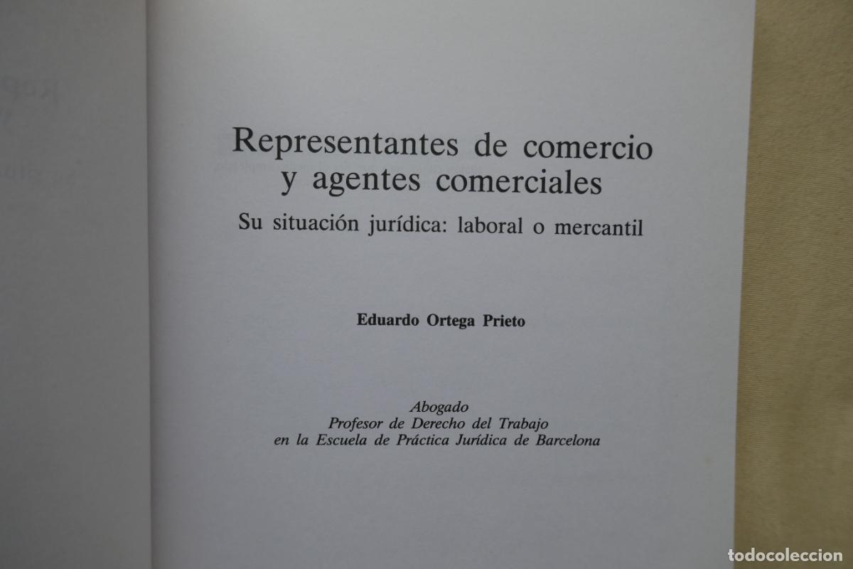 Libros de segunda mano: Representantes de comercio y agentes comerciales - Ortega Prieto, Eduardo - Foto 5