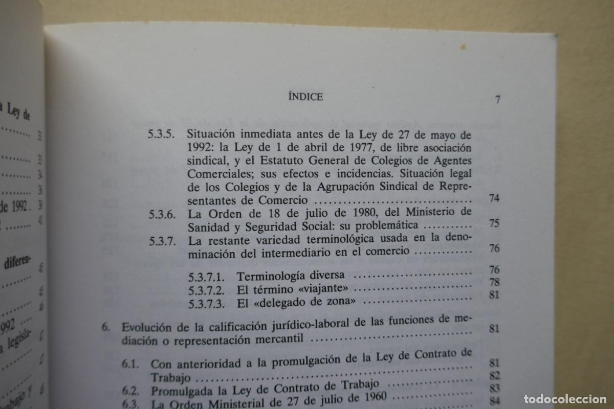 Libros de segunda mano: Representantes de comercio y agentes comerciales - Ortega Prieto, Eduardo - Foto 13