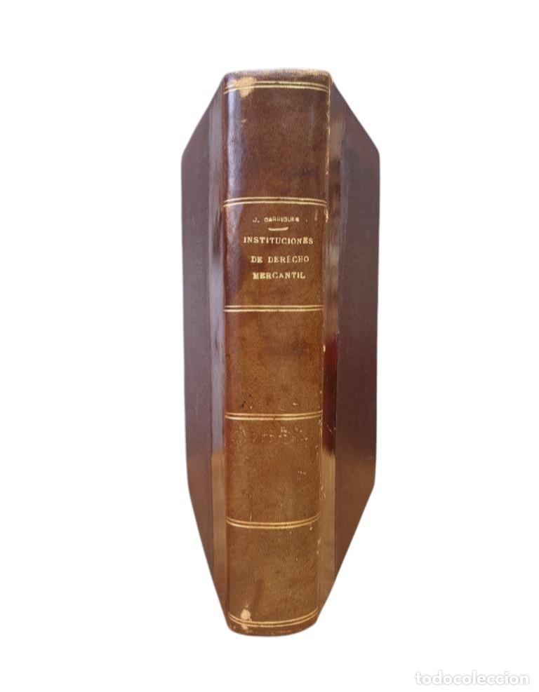 Gebrauchte B&uuml;cher: Garrigues, Joaqu&iacute;n.- INSTITUCIONES DE DERECHO MERCANTIL (1952)