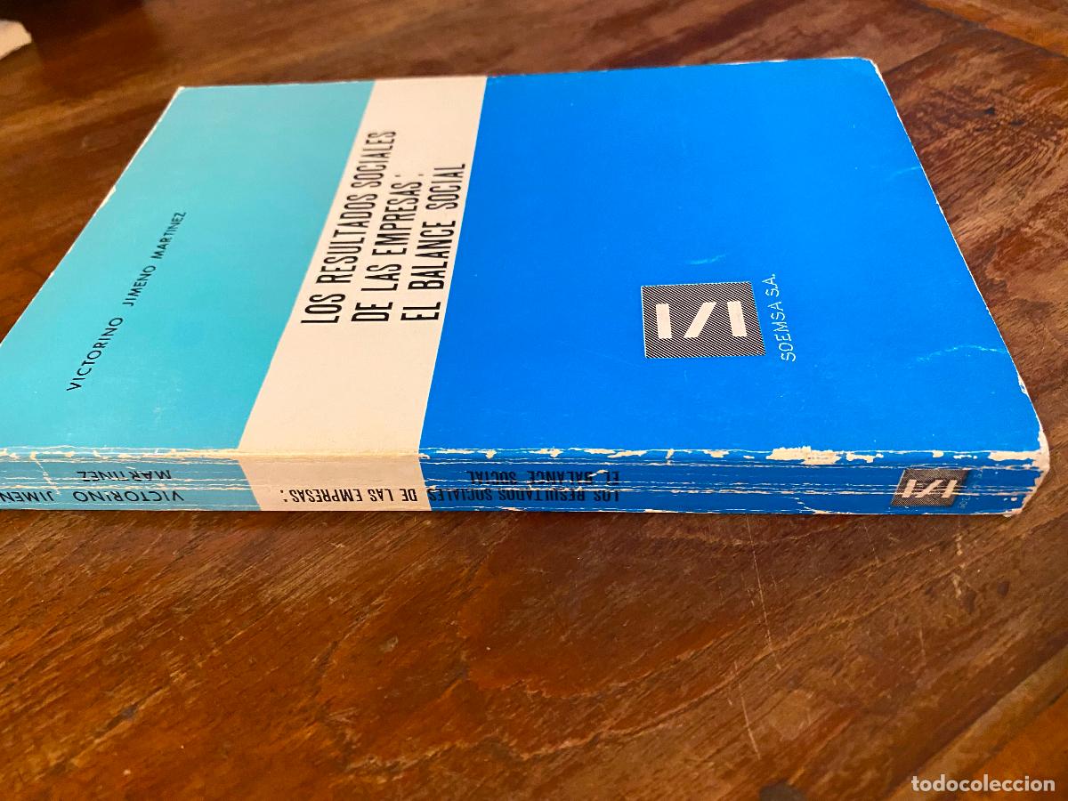 Libros de segunda mano: los resultados sociales de las empresas, el balance social, Victorio jimeno martinez