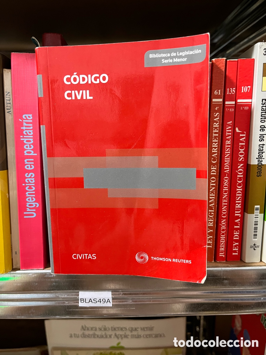 Libros de segunda mano: BLAS49A CODIGO CIVIL, CIVITAS, THOMPSON REUTERS 2011