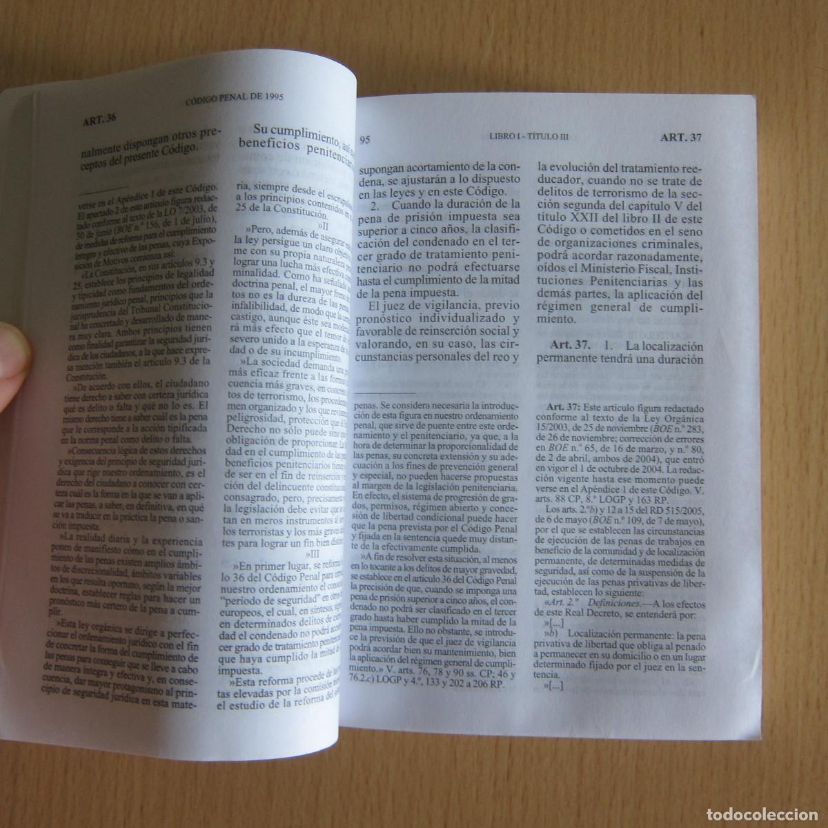 Libros de segunda mano: C&Oacute;DIGO PENAL (TECNOS) 12 EDICI&Oacute;N 2006 DERECHO - Foto 9