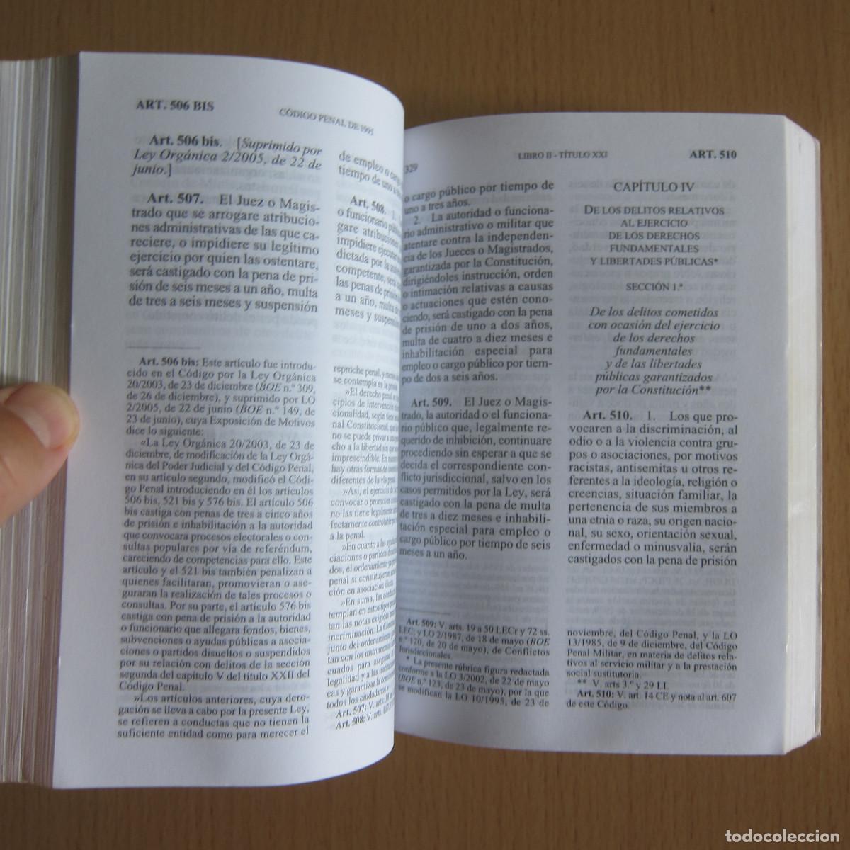 Libros de segunda mano: C&Oacute;DIGO PENAL (TECNOS) 12 EDICI&Oacute;N 2006 DERECHO - Foto 12