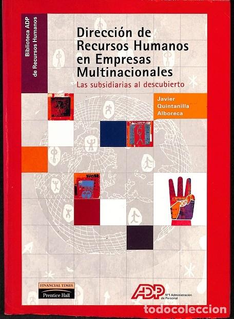 Libri di seconda mano: DIRECCI&Oacute;N DE RECURSOS HUMANOS EN EMPRESAS MULTINACIONALES - JAVIER QUINTANILLA ALBORECA - Pearson Al