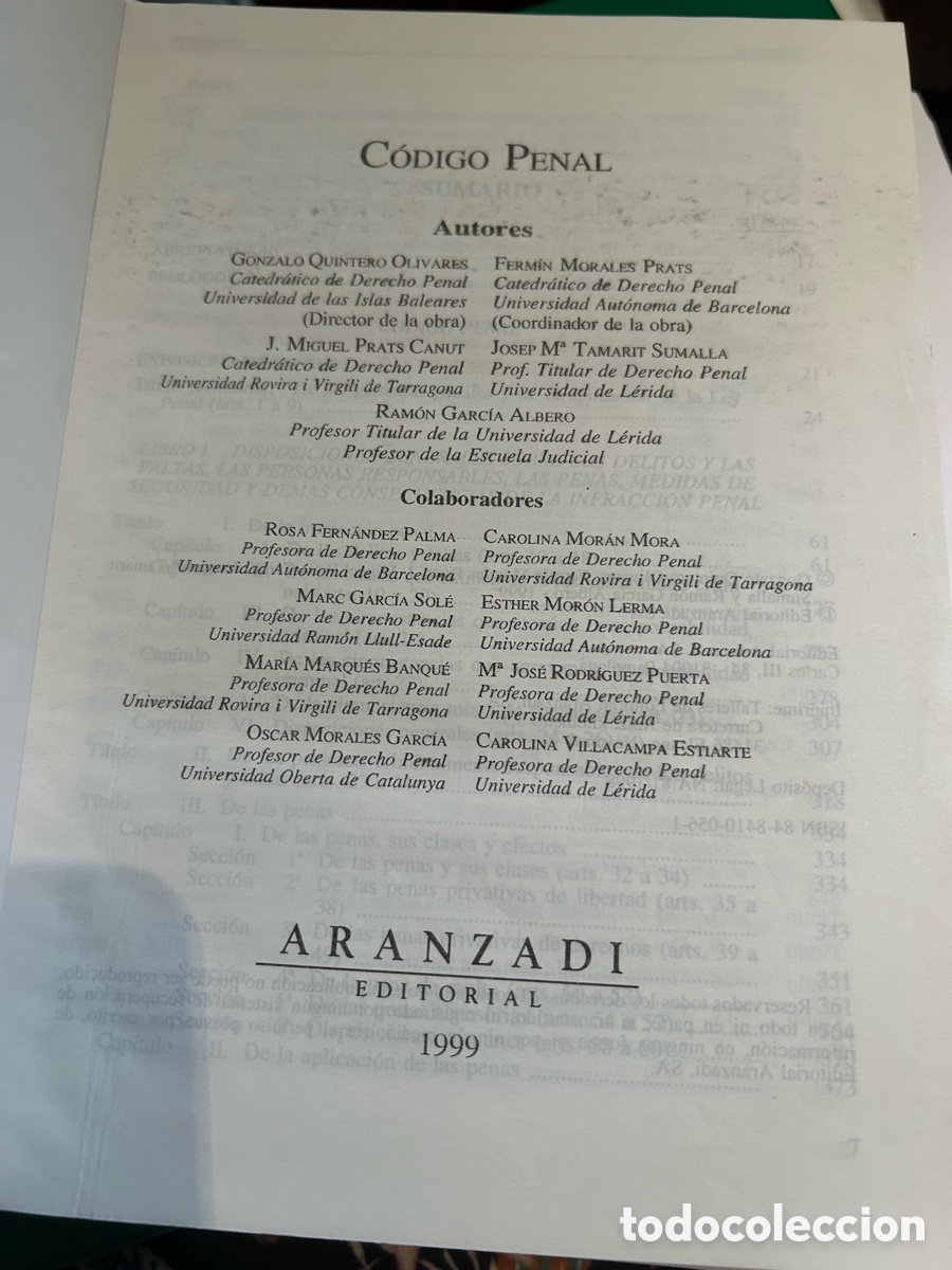 Libros de segunda mano: Libro C&oacute;digo Penal .editorial ARANZADI - Foto 6