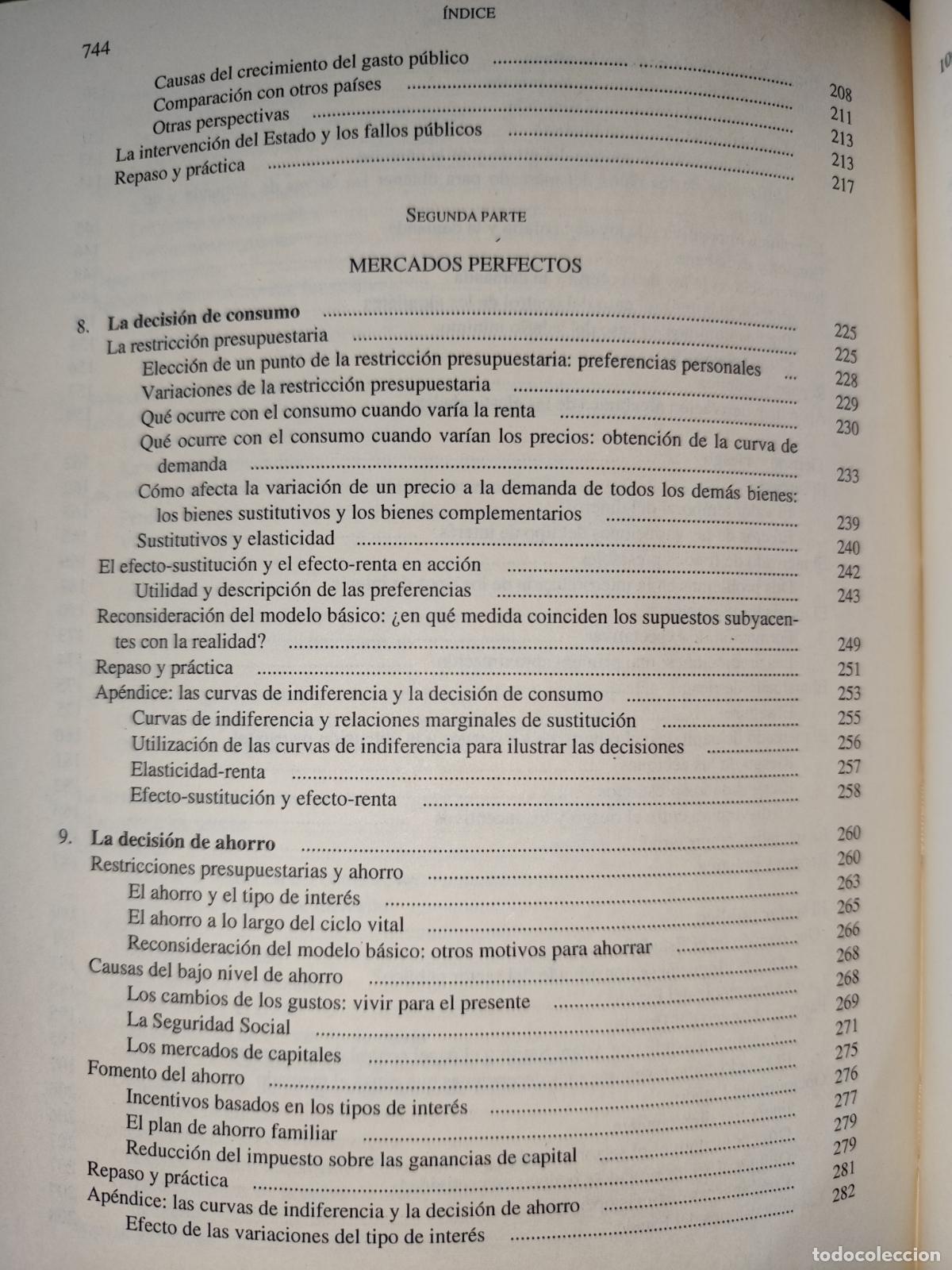 Libros de segunda mano: PRINCIPIOS DE MICROECONOM&Iacute;A. JOSEPH E. STIGLITZ - Foto 5