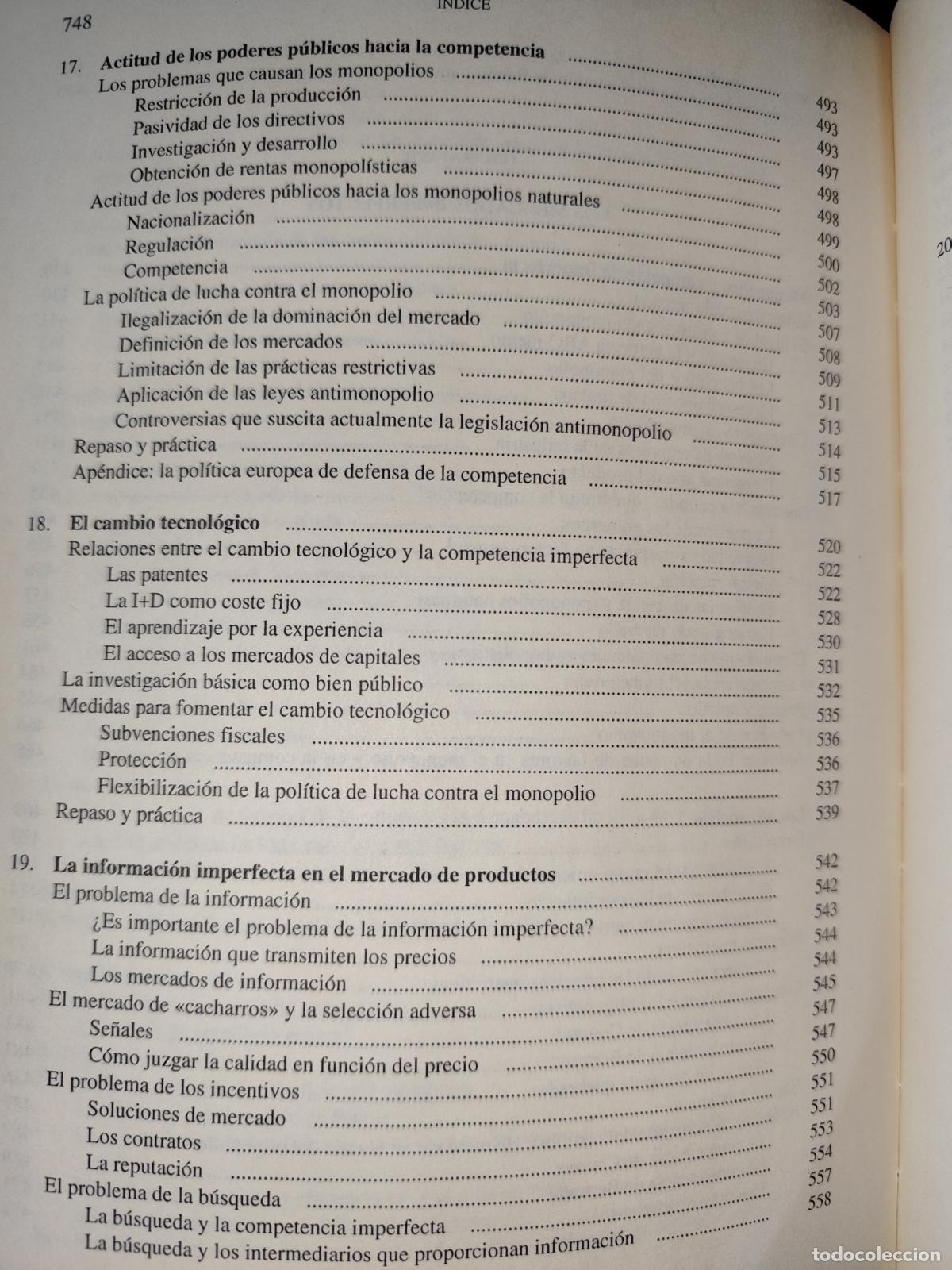 Libros de segunda mano: PRINCIPIOS DE MICROECONOM&Iacute;A. JOSEPH E. STIGLITZ - Foto 9