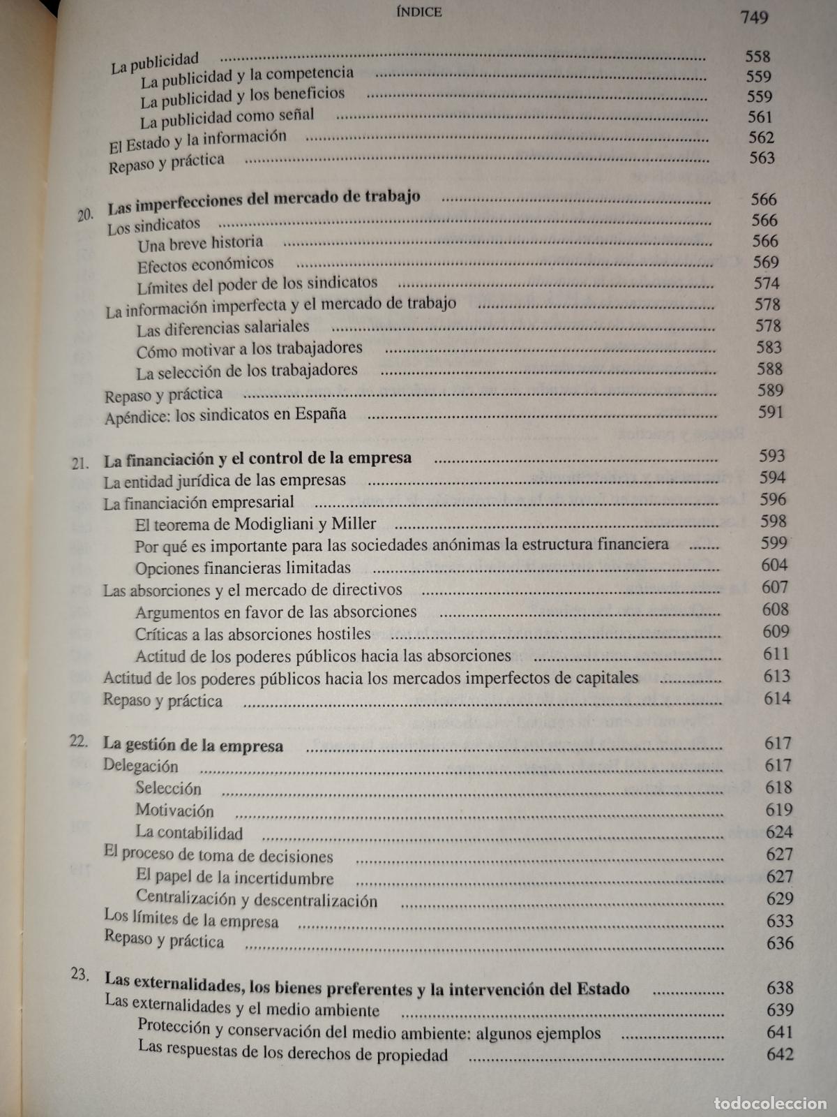 Libros de segunda mano: PRINCIPIOS DE MICROECONOM&Iacute;A. JOSEPH E. STIGLITZ - Foto 10