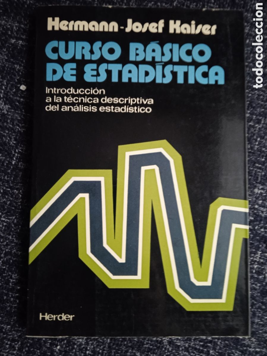 Libros de segunda mano: Curso b&aacute;sico de estad&iacute;stica / Hermann-Josef Kaiser -ED. HERDER - Foto 1