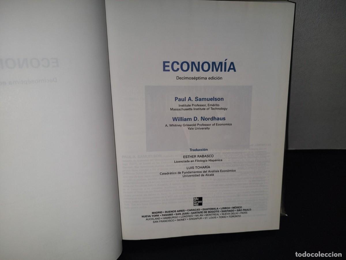 Libros de segunda mano: 159- ECONOM&Iacute;A - SAMUELSON, NORDHAUS - MCGRAW-HILL - 2002 - Foto 4
