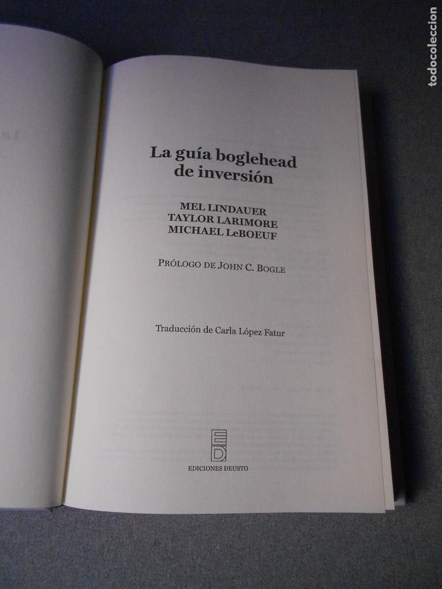 Libros de segunda mano: LA GUIA BOGLEHEAD DE INVERSION - Foto 4