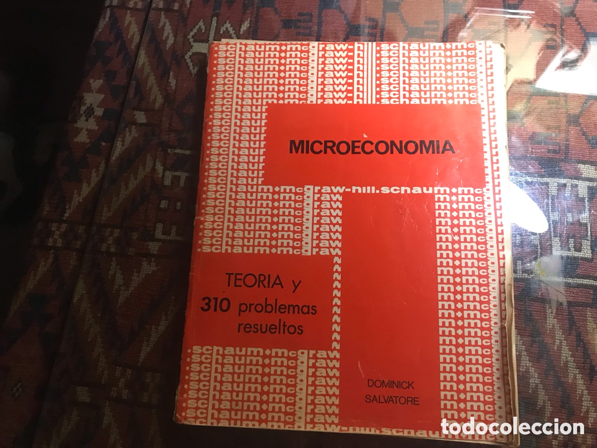 Libri di seconda mano: Microeconom&iacute;a. Teor&iacute;a y 310. Problemas resueltos. Dominick Salvatore