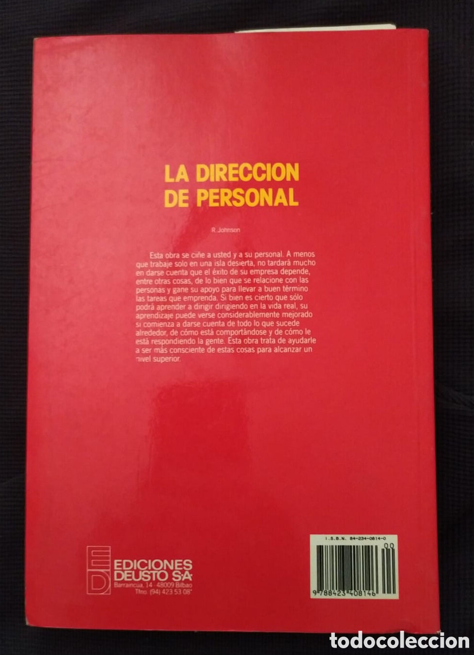 Libros de segunda mano: LA DIRECCI&Oacute;N DE PERSONAL. BIBLIOTECA DEUSTO - Foto 2