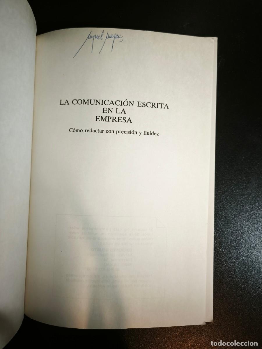 Libros de segunda mano: Comunicaci&oacute;n escrita en la empresa. C&oacute;mo redactar con precisi&oacute;n y fluidez - Foto 2