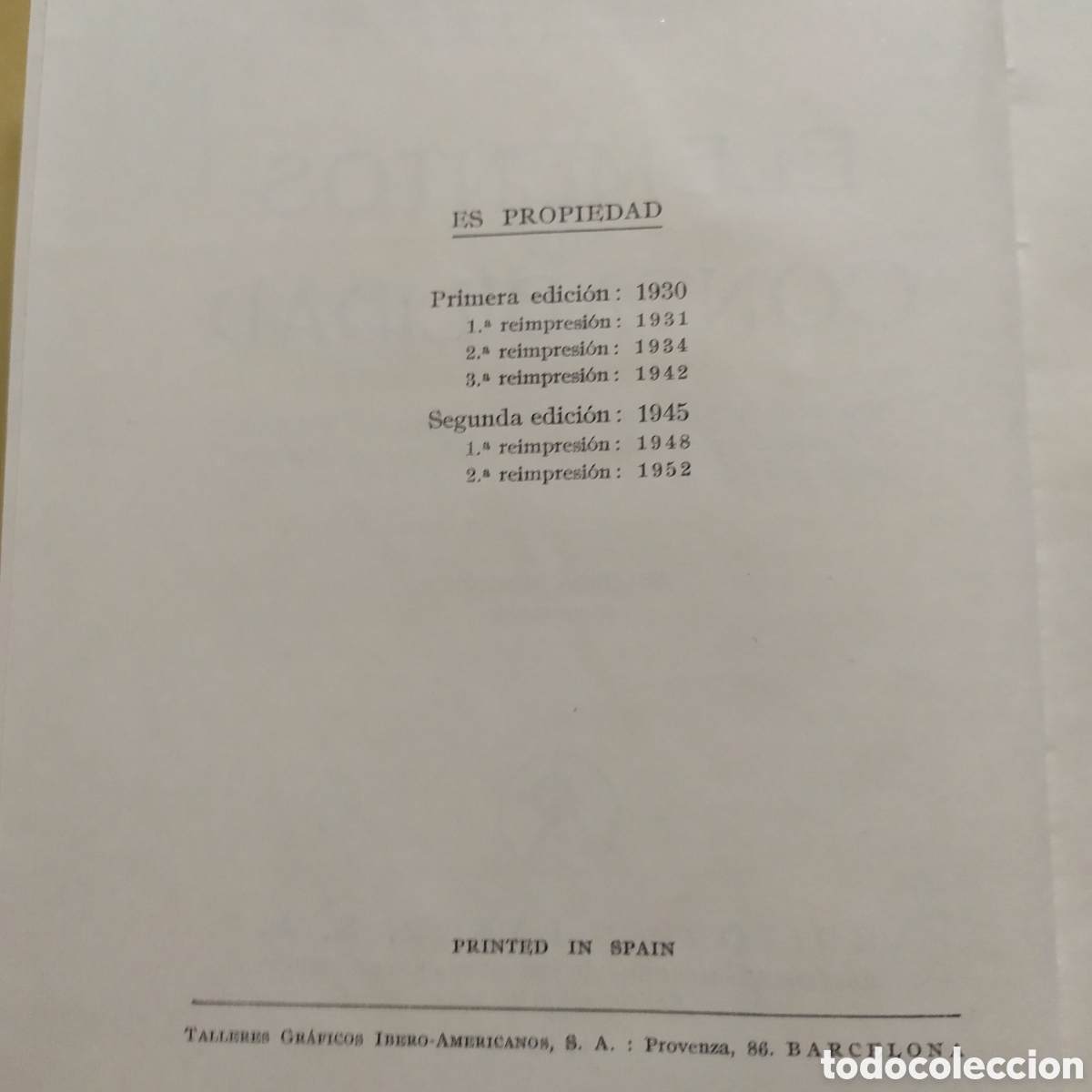 Libros de segunda mano: Elementos de contabilidad por Le&oacute;n Batard&oacute;n - Foto 4