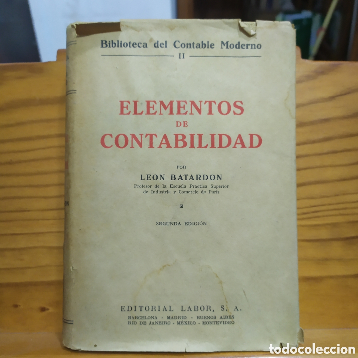 Libros de segunda mano: Elementos de contabilidad por Le&oacute;n Batard&oacute;n - Foto 1