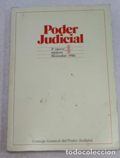 Libros de segunda mano: CONSEJO GENERAL DEL PODER JUDICIAL, N&ordm; 4 1986, LIBRO - Foto 1