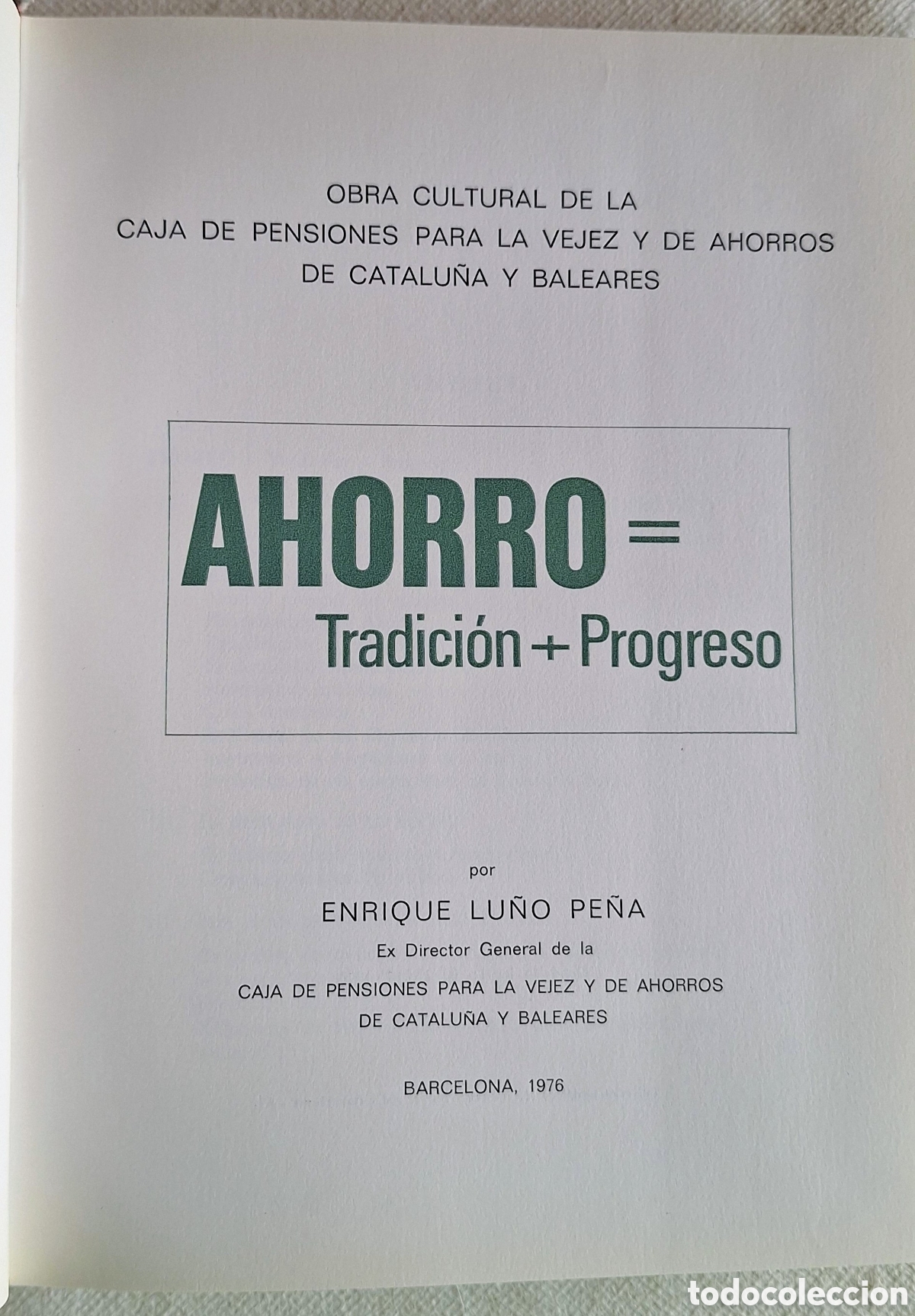 Libros de segunda mano: Ahorro tradicion m&aacute;s progreso - Foto 3