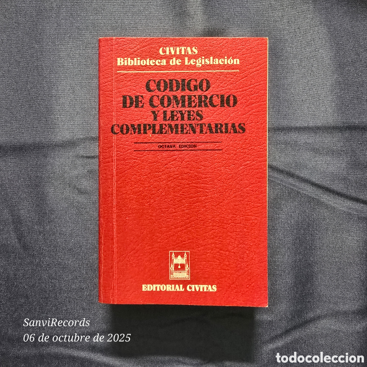 Libros de segunda mano: CODIGO DE COMERCIO Y LEYES COMPLEMENTARIAS (CIVITAS, BIBLIOTECA DE LEGISLACI&Oacute;N) - Foto 1